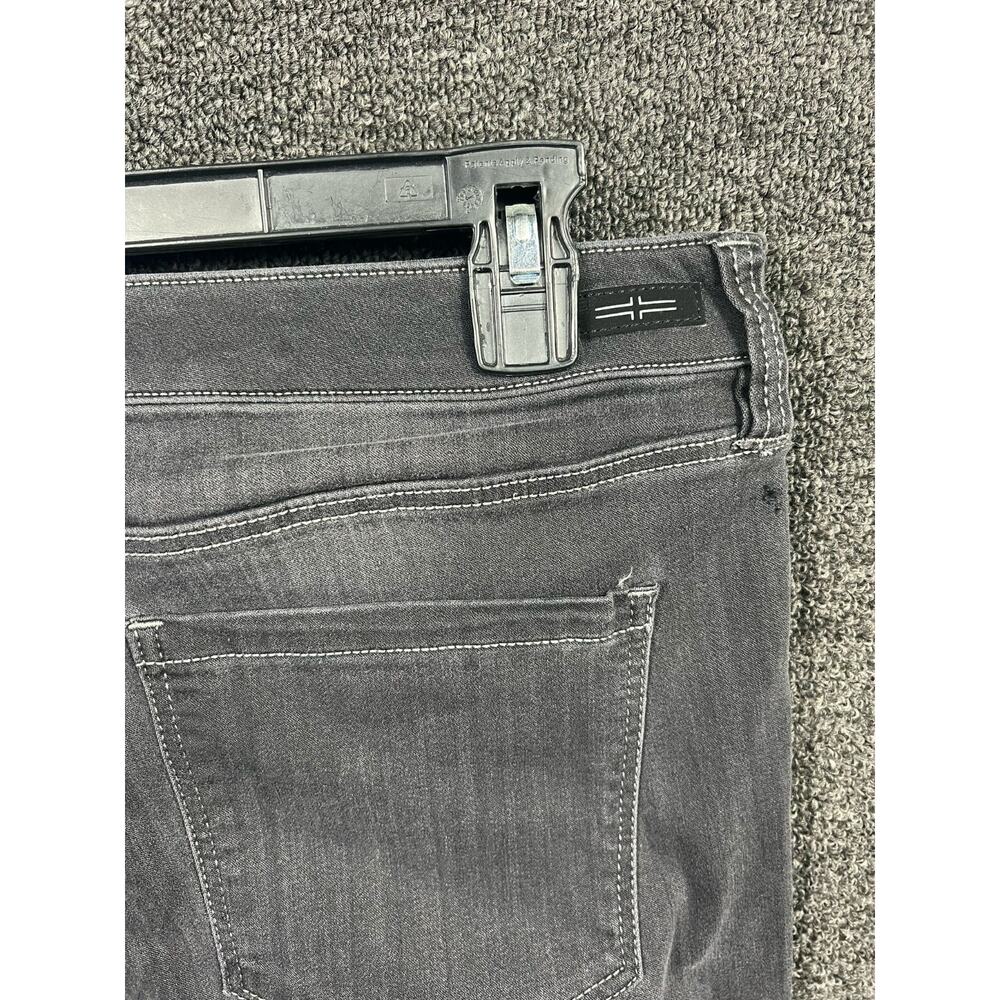 Liverpool Petite The Skinny Black Faded Mid Rise Stretch Denim Jeans Womens 12P - Picture 10 of 14